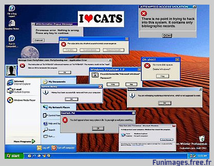 funimages image photo insolite informatique message erreur bug